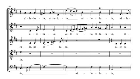 Alleluia (a 5)