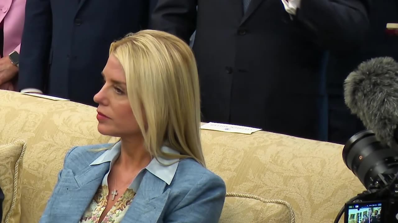 Pam Bondi Faces the Press on Trump's Controversial Immigrant Gang Deportations