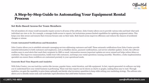 A Step-by-Step Guide to Automating Your Equipment Rental Process