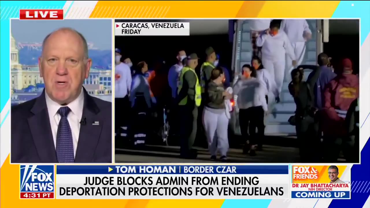 Tom Homan Rips 'Stupid' Ruling By District Judge