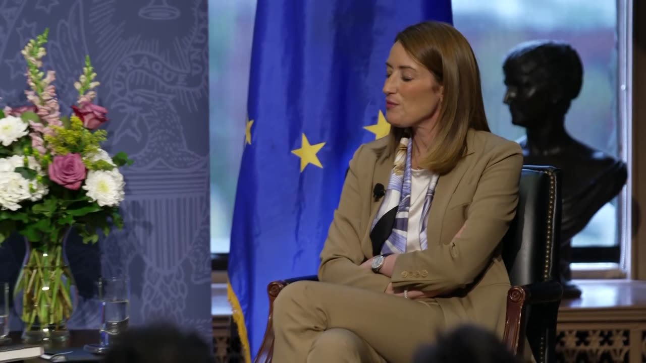 Roberta Metsola’s Vision for a Stronger US–EU Alliance | Georgetown Speech | Amaravati Today