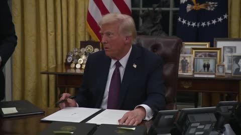 President Donald J. Trump Signs Executive Orders on Day One of Administration