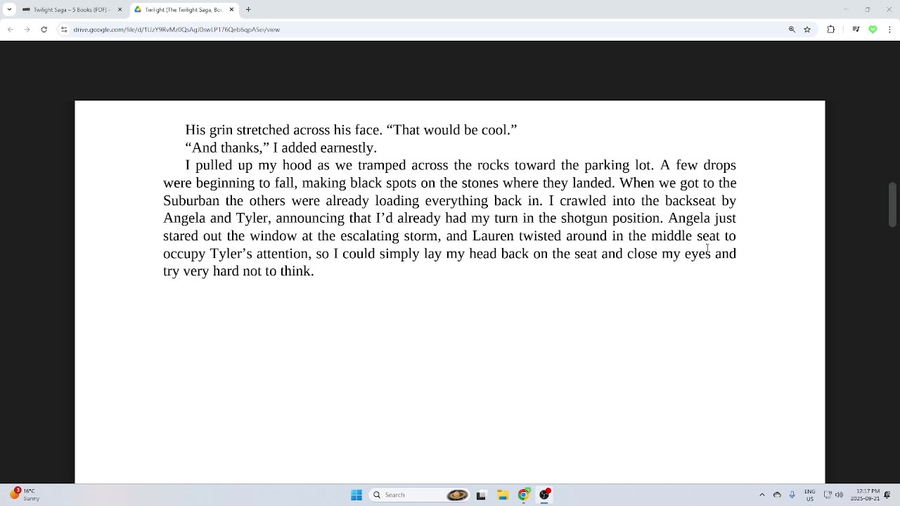 Twilight - Book 1 - chapter 6