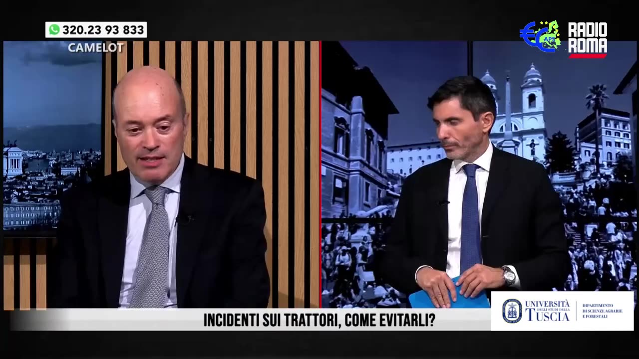 Radio Roma Television - Camelot 17 sett 2025 - Morti Bianche in agricoltura