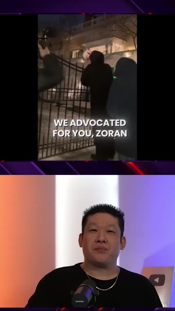 New Yorkers Swarm Zohran Mamdani's Mansion 🥤😃🍿