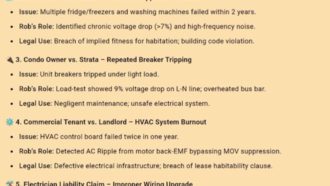 Electrician Liability Claim – Improper Wiring Upgrade