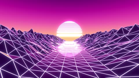 Blender Synthwave Experiment - Music: "Equatorial Complex” by Kevin MacLeod