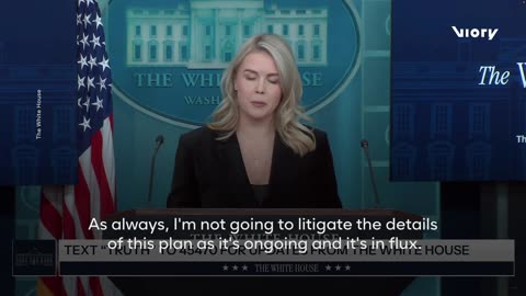 'It's a good plan for both Russia and Ukraine' - Leavitt CONFIRMS draft peace proposal