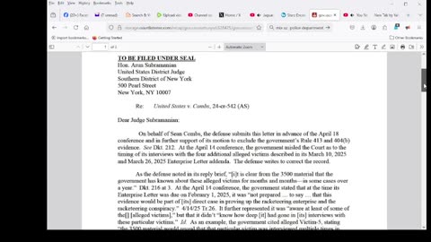 diddy minor victim court doc