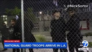 THE TROOPS HAVE ARRIVED in LA. Thank you, President Trump.