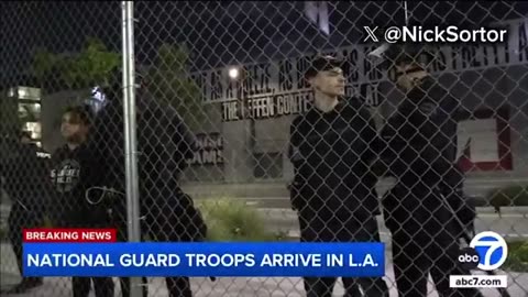 THE TROOPS HAVE ARRIVED in LA. Thank you, President Trump.