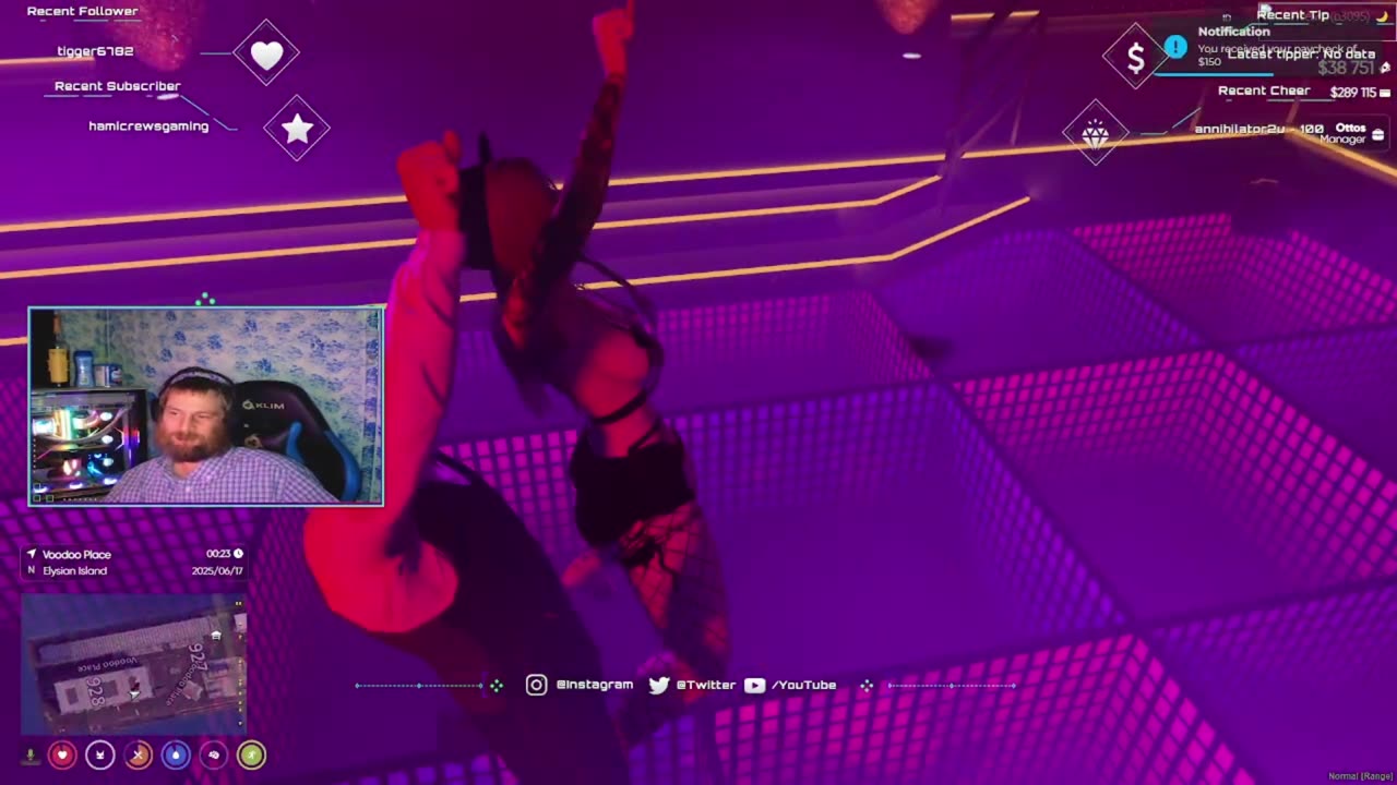 doin the thriller in Dark Frisson RP