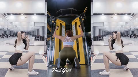 Sexy gym girl photoshoot