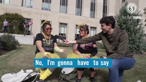 She Thinks Charlie Kirk Deserved to Die—What We Heard at the No Kings Day Rally in DC