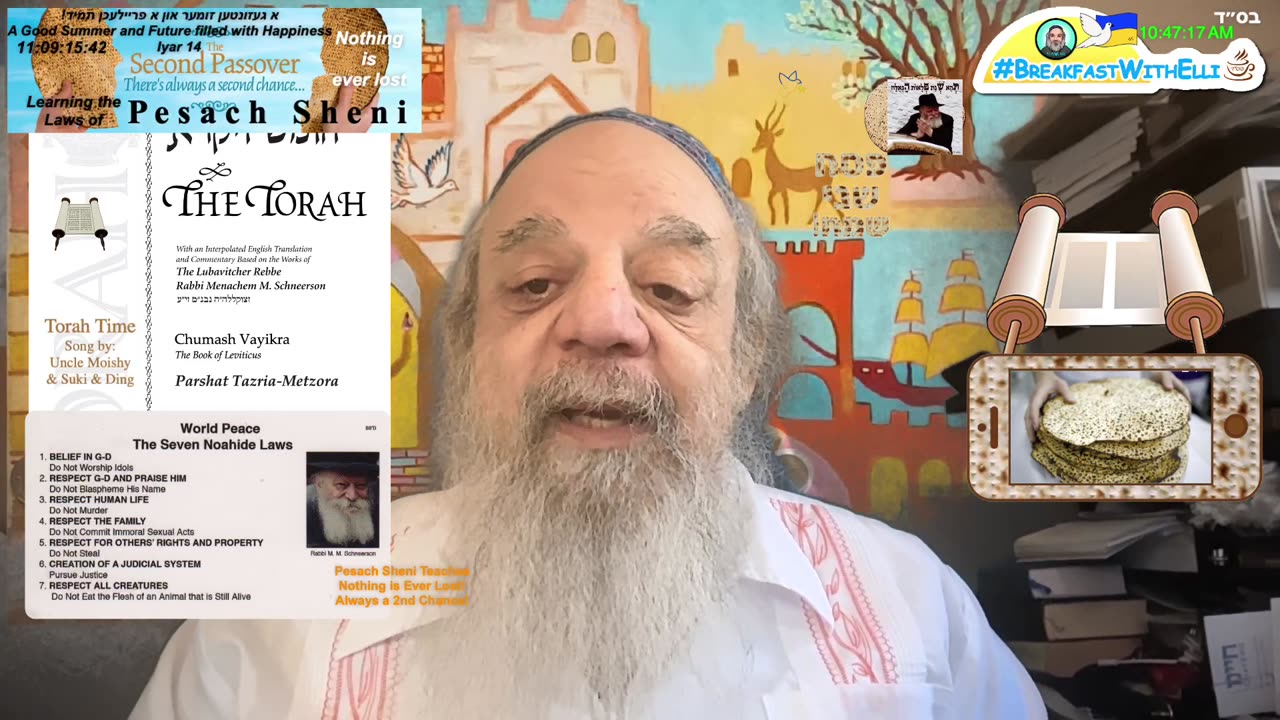 SHOW NOTES: Breakfast with Elli - WEDNESDAY - 30 April 2025 - 18 Iyar - 5785