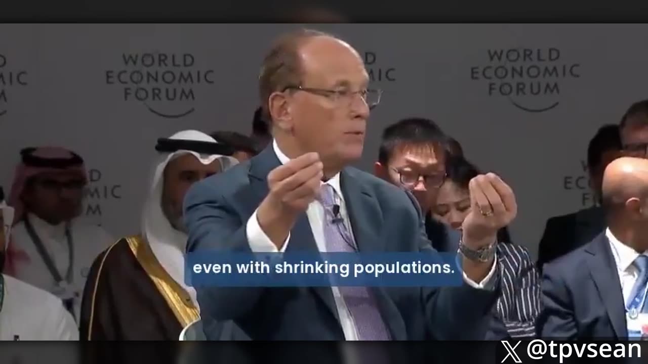 Larry Fink Warns Resistance to WEF-BlackRock Means 'Certain Death'