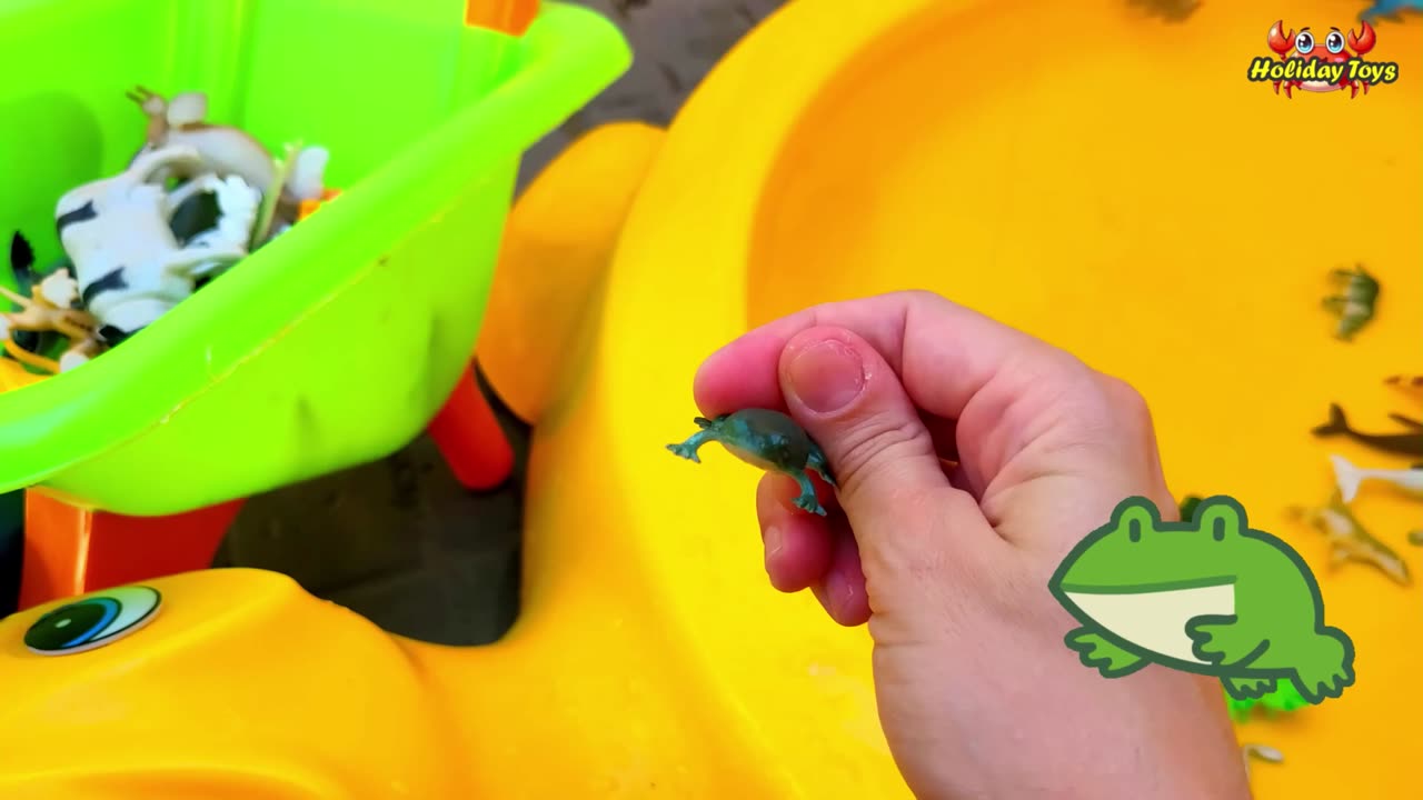 Green Parrot Bathing in Tree with Water After Rain