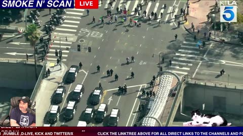 LIVE ANTI ICE PROTEST IN DTLA 6/9/25 WILL THEY RIOT AGAIN? #ICE #DTLA #POLICE #PROTEST #RIOT
