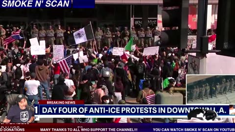 LIVE ANTI ICE PROTEST IN DTLA 6/9/25 WILL THEY RIOT AGAIN? #ICE #DTLA #POLICE #PROTEST #RIOT