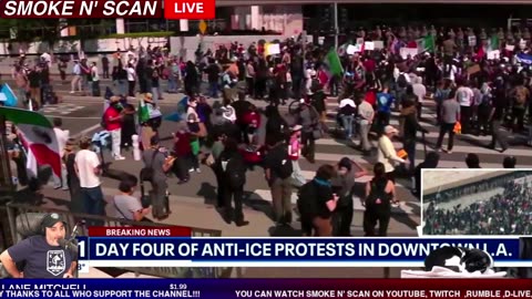 LIVE ANTI ICE PROTEST IN DTLA 6/9/25 WILL THEY RIOT AGAIN? #ICE #DTLA #POLICE #PROTEST #RIOT