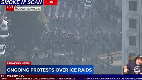 LIVE ANTI ICE PROTEST IN DTLA 6/9/25 WILL THEY RIOT AGAIN? #ICE #DTLA #POLICE #PROTEST #RIOT