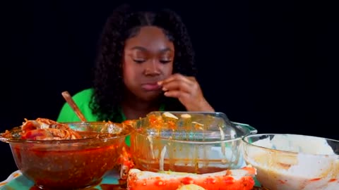 KING CRAB SEAFOOD BOIL MUKBANG DESHELLED SEAFOOD BOIL MUKBANG SEAFOOD MUKBANG_part3