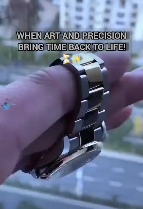 When Art and Precision Bring Time Back to Life! ⏳✨
