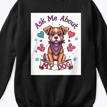 Ask Me About My Dog (Cool t-shirt) . Limited Stock. Link in Description.