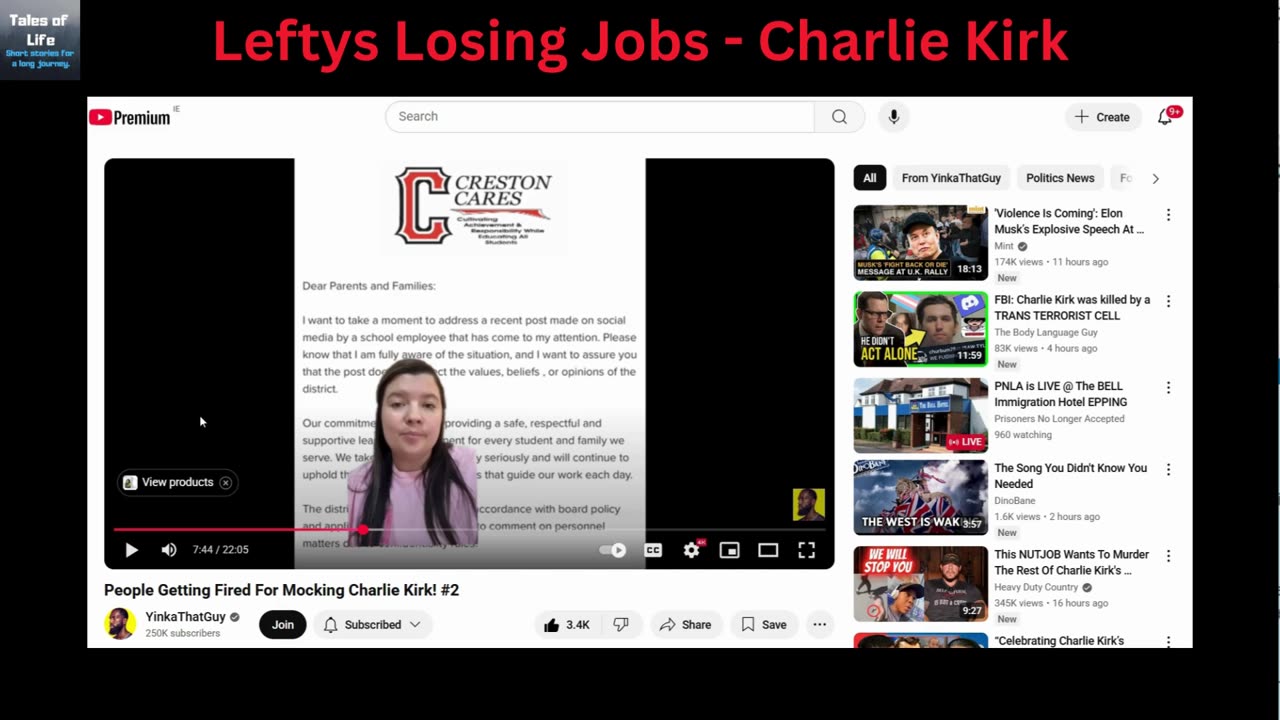 Leftys Losing Jobs - Charlie Kirk Reactions