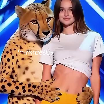 Girl Transforms Into Cheetah LIVE!