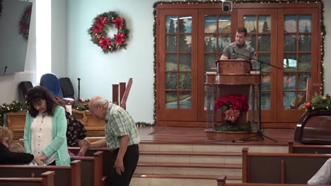 December 7, 2025 Worship/Communion service, sermon by Tom Piszkin