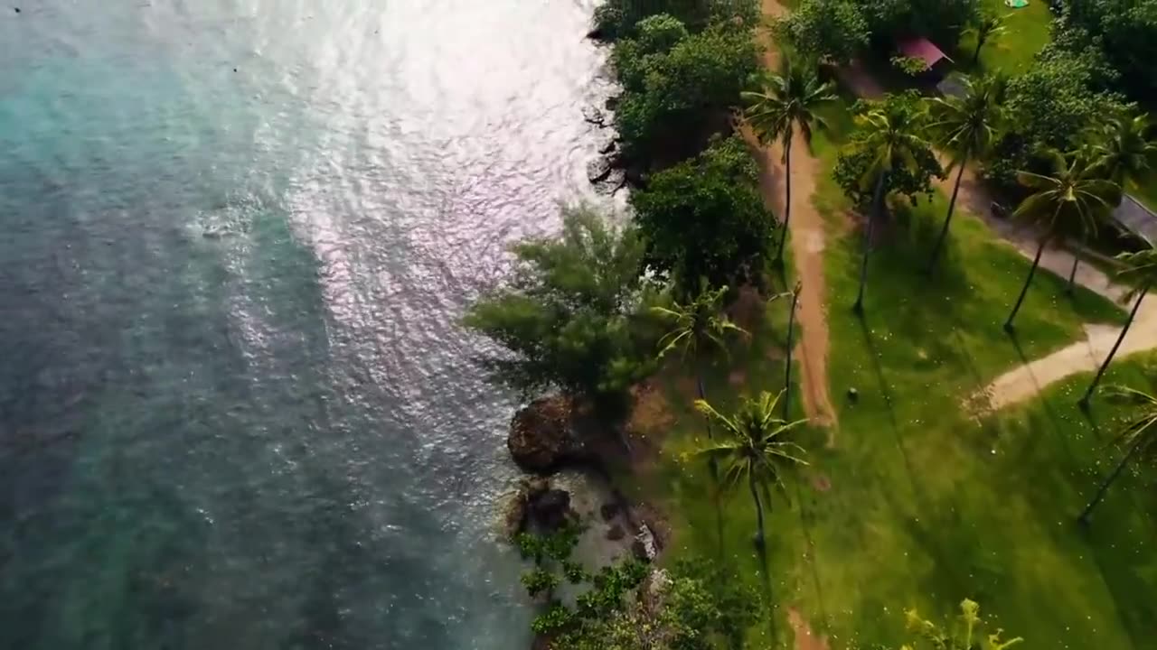Beautiful relaxing ambient music and enchanting nature