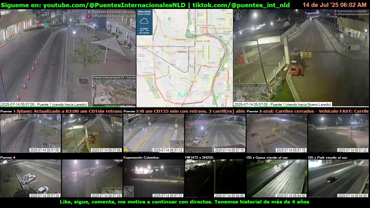 Puentes Internacionales NLD (Youtube / TikTok)