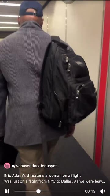 Former New York City Mayor Eric Adams tells woman to "go fuck yourself" after she asked him