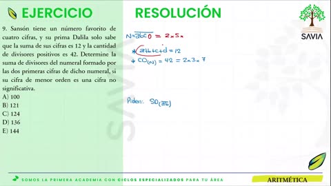 SAVIA REPASO 2025 - 2 | Semana 09 | Aritmética