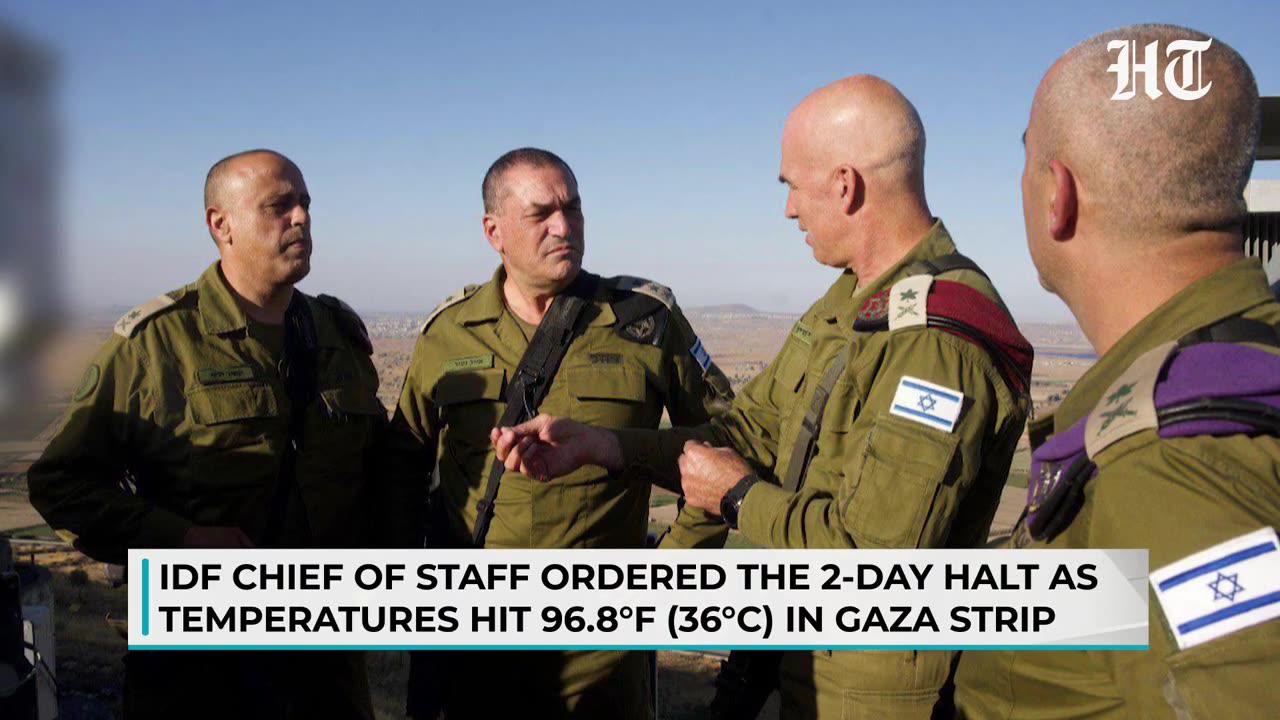 Not Hamas, IDF Defeated By Gaza Heat Wave? Israeli Soldiers Hospitalised, Army Chief Cancels…