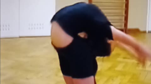 Ridiculous back bend