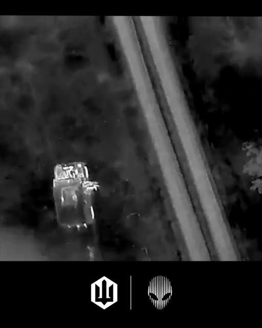 (Insane)Drone Lands Direct Hit On Speeding Russian Jeep Overnight