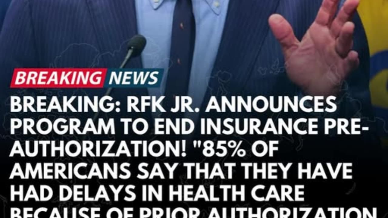 Robert F. Kennedy Jr. has announced a new initiative aimed at eliminating the pre-authorization