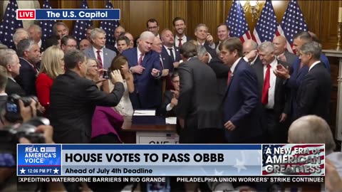 OBBB IS SIGNED BY SPEAKER OF THE HOUSE