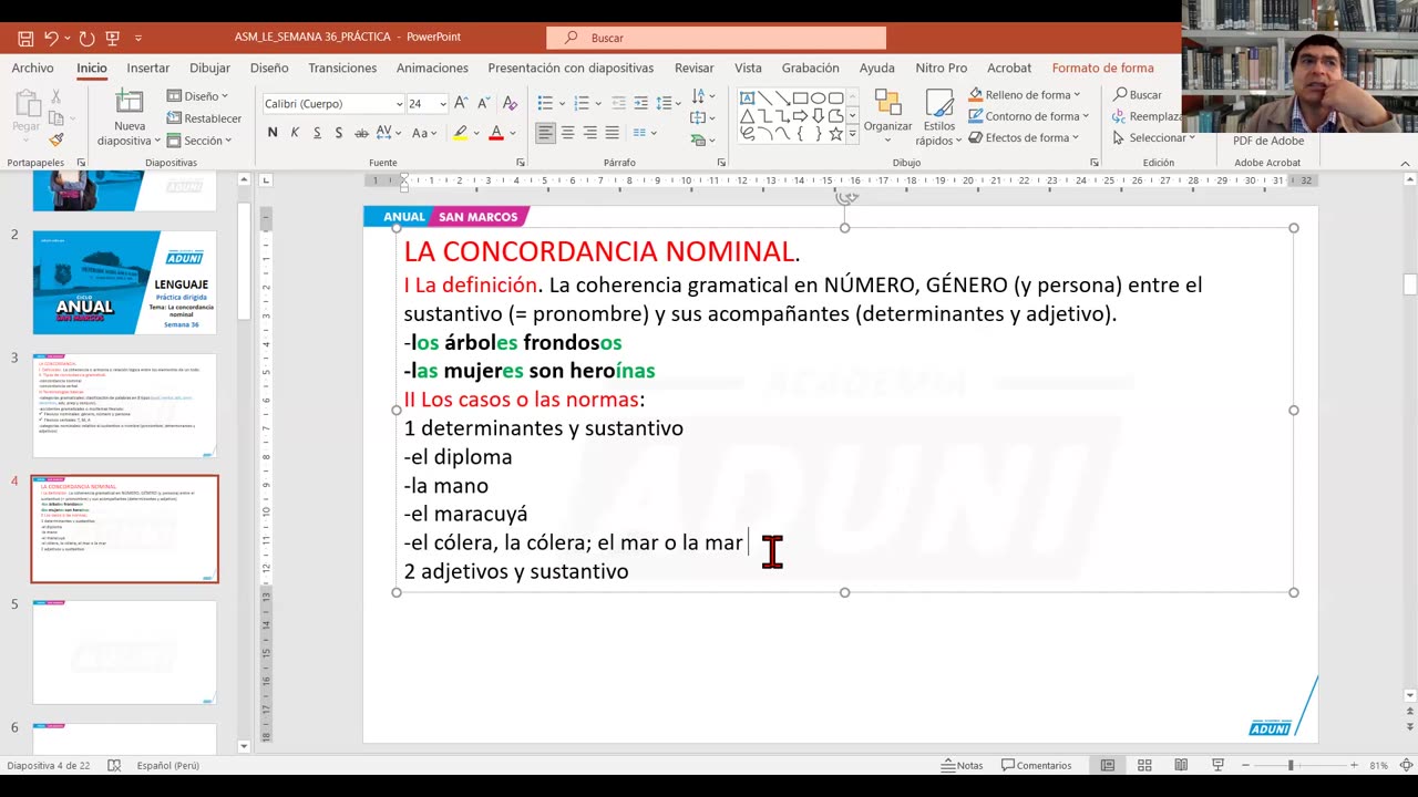 ANUAL ADUNI 2024 | Semana 36 | Álgebra | Lenguaje | Trigonometría | Literatura