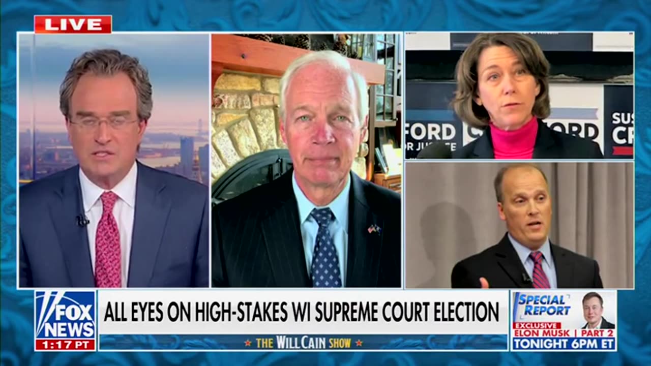 Senator Ron Johnson on The Will Cain Show 3.28.25