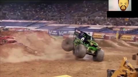 2011 Monster Jam Freestyle Crashes and Highlights (REACTION) (Part 2)