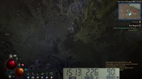 Playing Diablo 4 while riding exercise bike