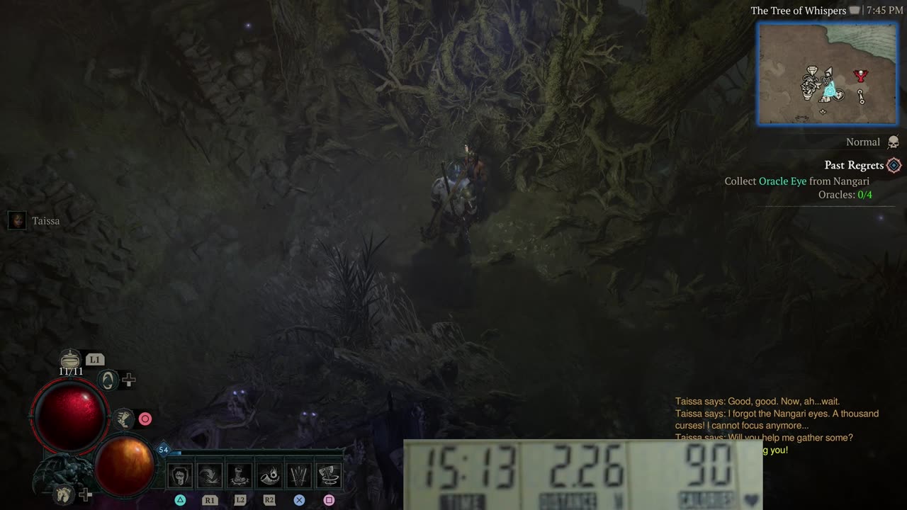 Playing Diablo 4 while riding exercise bike
