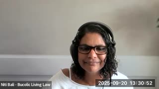 21st of September, 2025 - Bucolic Living Law Unincorporated Business Discussion