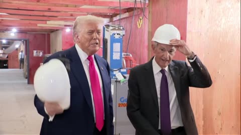 Trump confronts Jerome Powell at the Federal Reserve.
