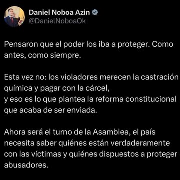 Chemical Castration in Ecuador