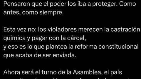 Chemical Castration in Ecuador