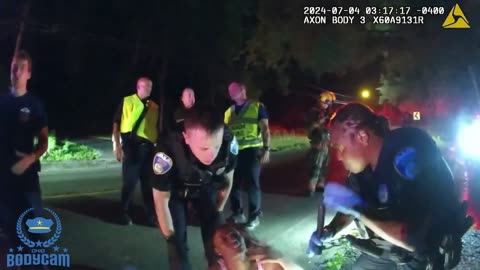 Half-Clothed Drunk Woman Crashes Flips Her Car